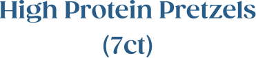 High Protein Pretzels