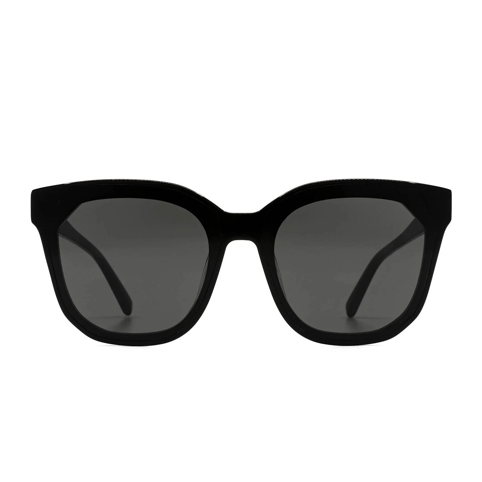 Image of GIA - BLACK + GREY SUNGLASSES