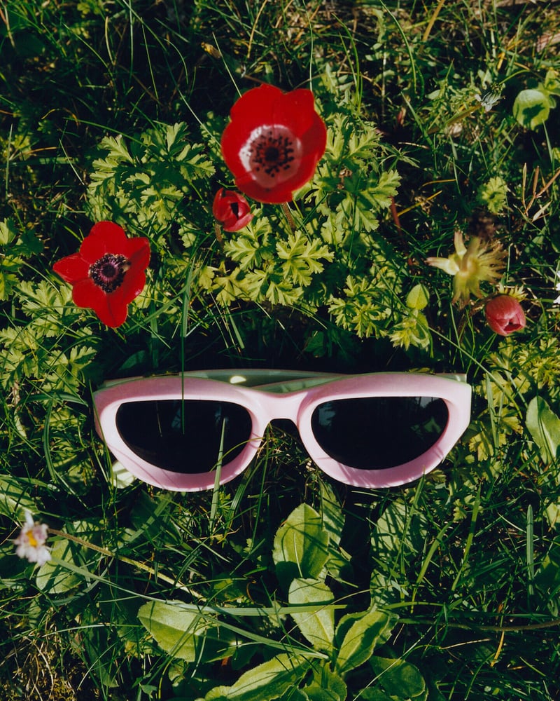Dior Oblique R1I, Pink and Green Oval Sunglasses