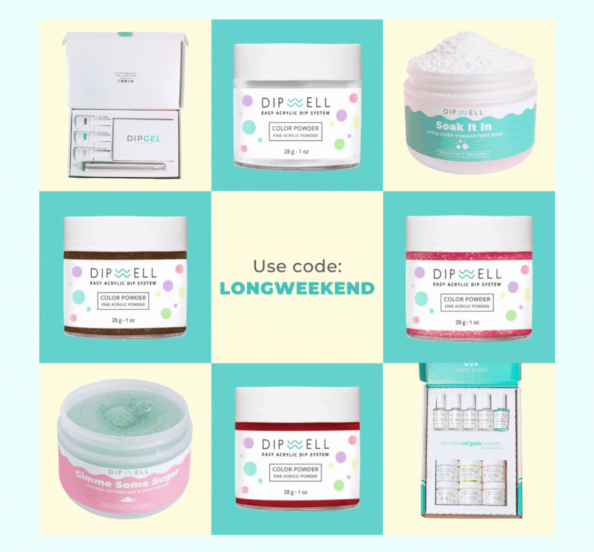 USE CODE: LONGWEEKEND