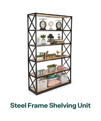 Steel Frame Shelving Unit