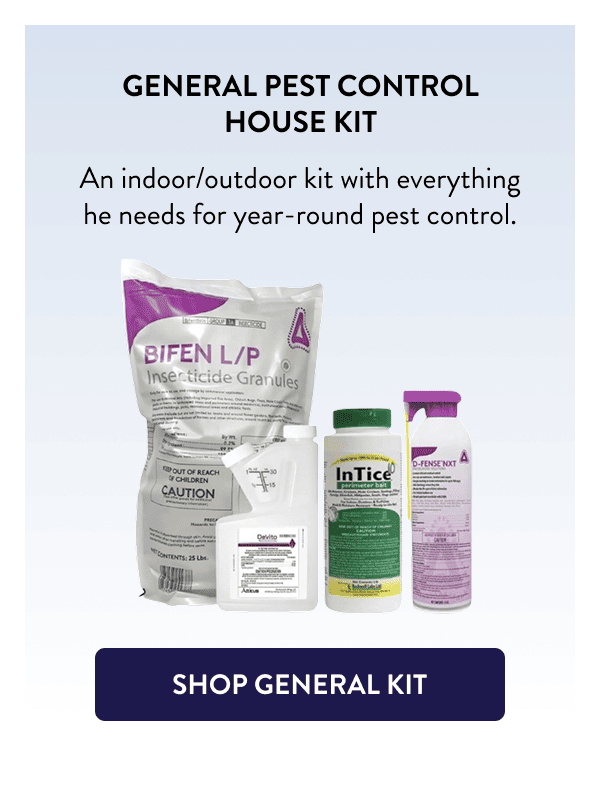 General Pest Control House Kit An indoor/outdoor kit with everything he needs for year-round pest control. [SHOP GENERAL KIT]