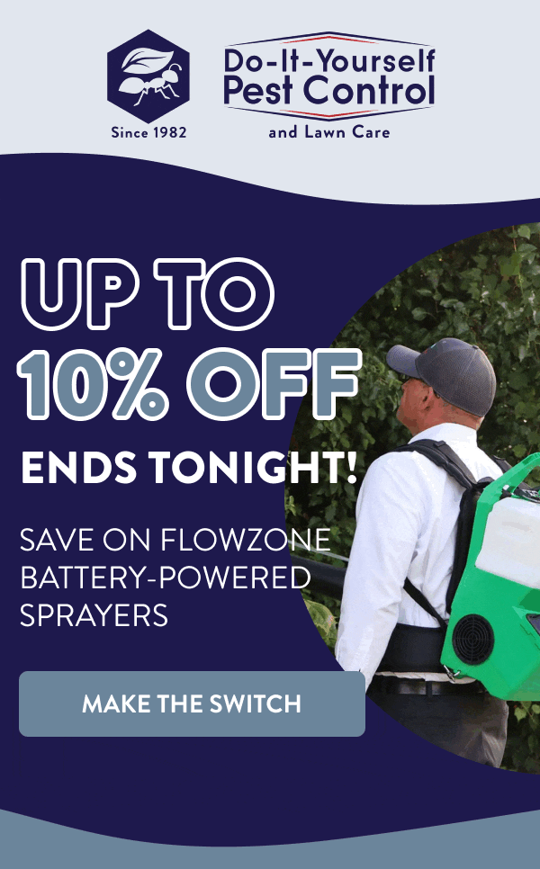 Up to 10% off Ends Tonight! Save on Flowzone Battery-Powered Sprayers [MAKE THE SWITCH]