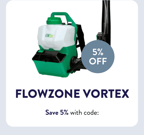 FlowZone Vortex - 5% off! Save 5% with code: