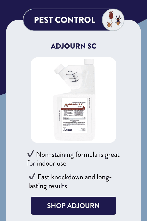 Pest Control Adjourn SC - Non-staining formula is great for indoor use - Fast knockdown and long-lasting results [SHOP ADJOURN]