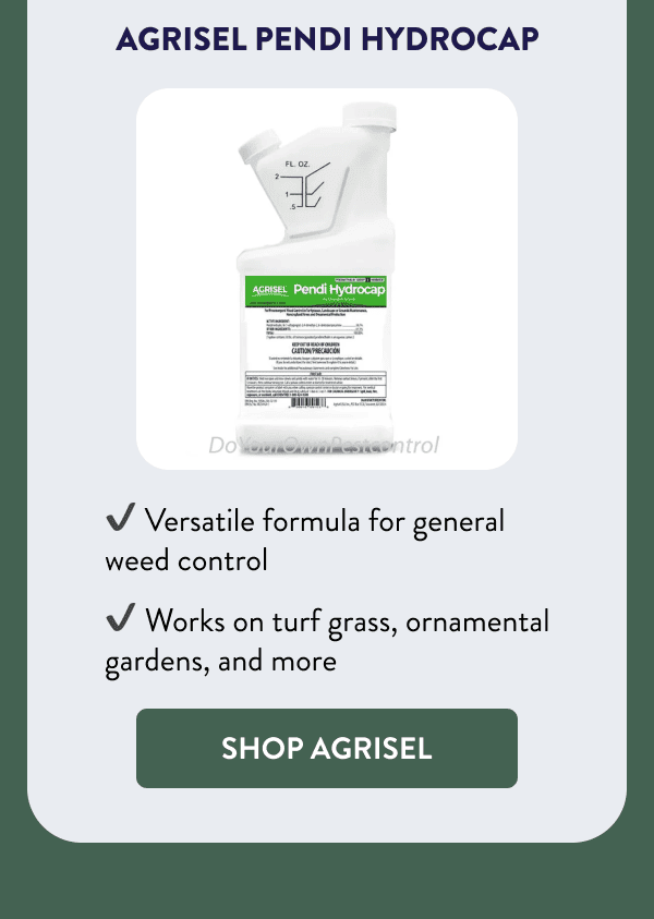 Agrisel Pendi Hydrocap - Versatile formula for general weed control - Works on turf grass, ornamental gardens, and more [SHOP AGRISEL]