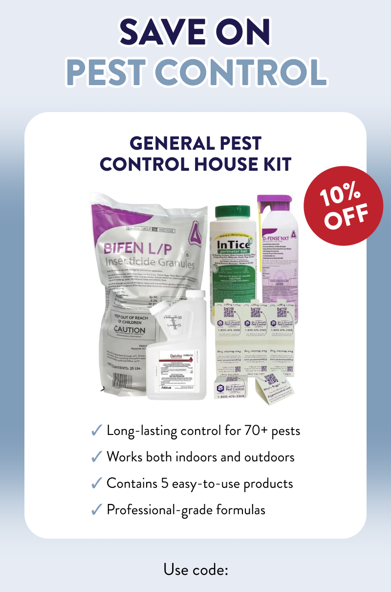 Save On Pest Control  General Pest Control House Kit  ✔ Long-lasting control for 70+ pests ✔ Works both indoors and outdoors ✔ Contains 5 easy-to-use products  ✔ Professional-grade formulas  Use code: