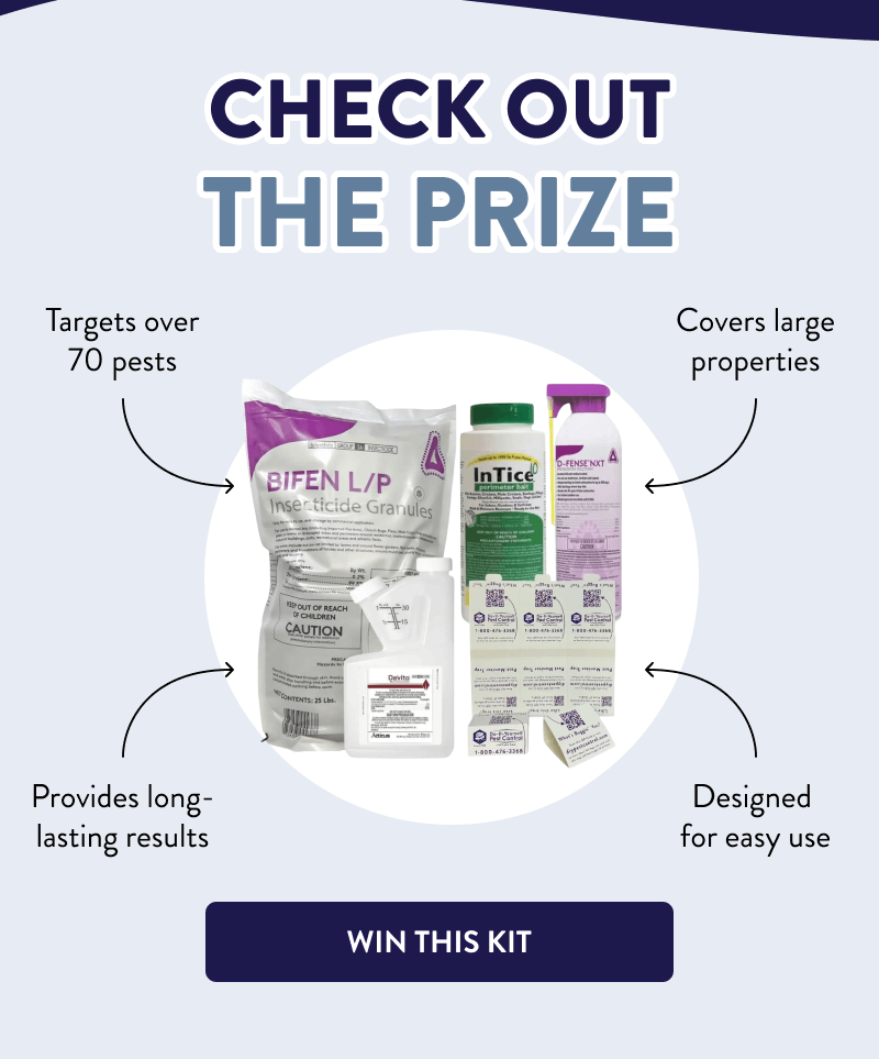 Check Out the Prize  - Targets over 70 pests - Covers large properties  - Provides long-lasting results - Designed for easy use  [WIN THIS KIT]