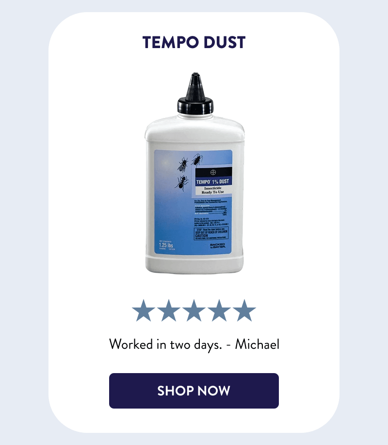 Tempo Dust  Worked in two days. - Michael  [SHOP NOW]