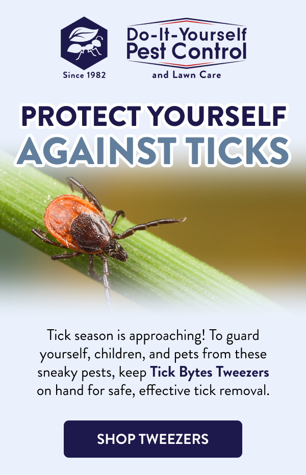 Protect Yourself Against Ticks Tick season is approaching! To guard yourself, children, and pets from these sneaky pests, keep Tick Bytes Tweezers on hand for safe, effective tick removal. [SHOP TWEEZERS]