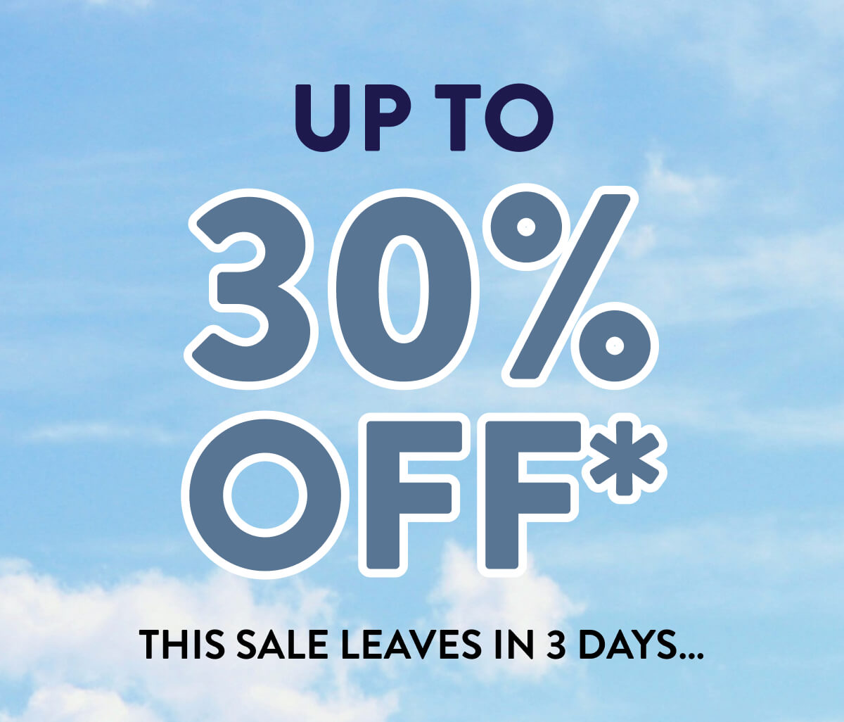 Up to 30% Off  This sale leaves in 3 days…