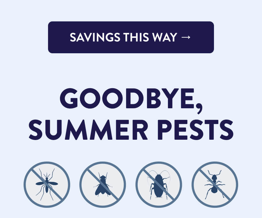 [SAVINGS THIS WAY] Goodbye, Summer Pests