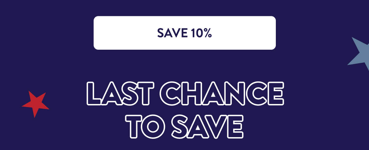 [SAVE 10%]  Last Chance to Save
