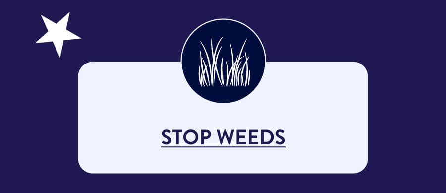 STOP WEEDS