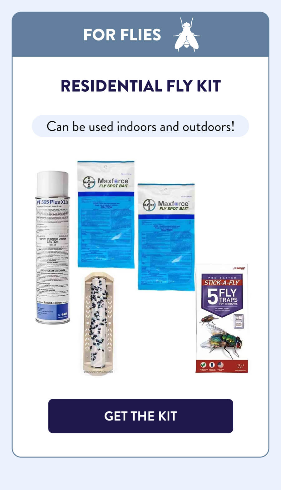 For Flies Residential Fly Kit Can be used indoors and outdoors! [GET THE KIT]