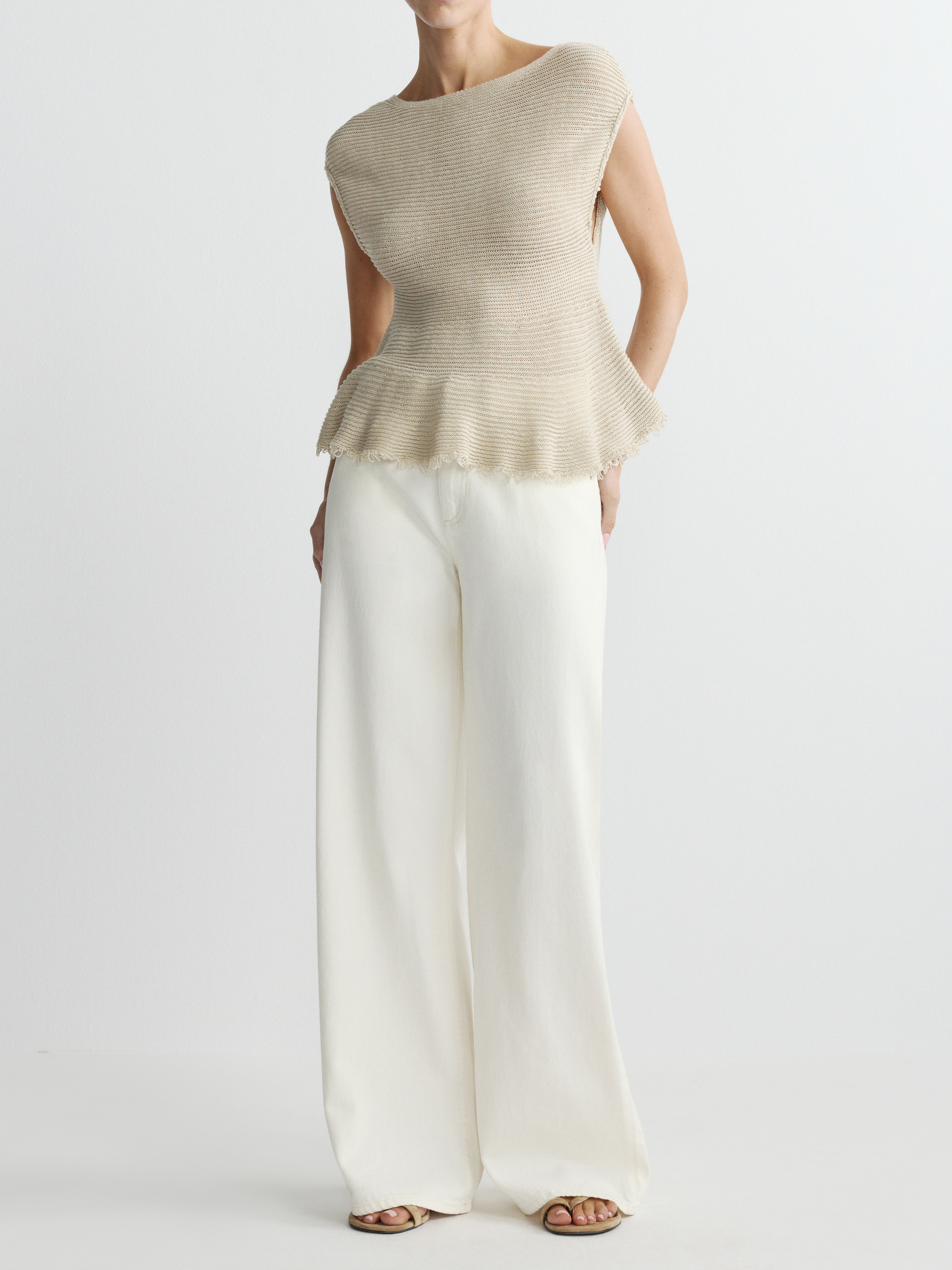 Anok Top — Flax, Linen Knit