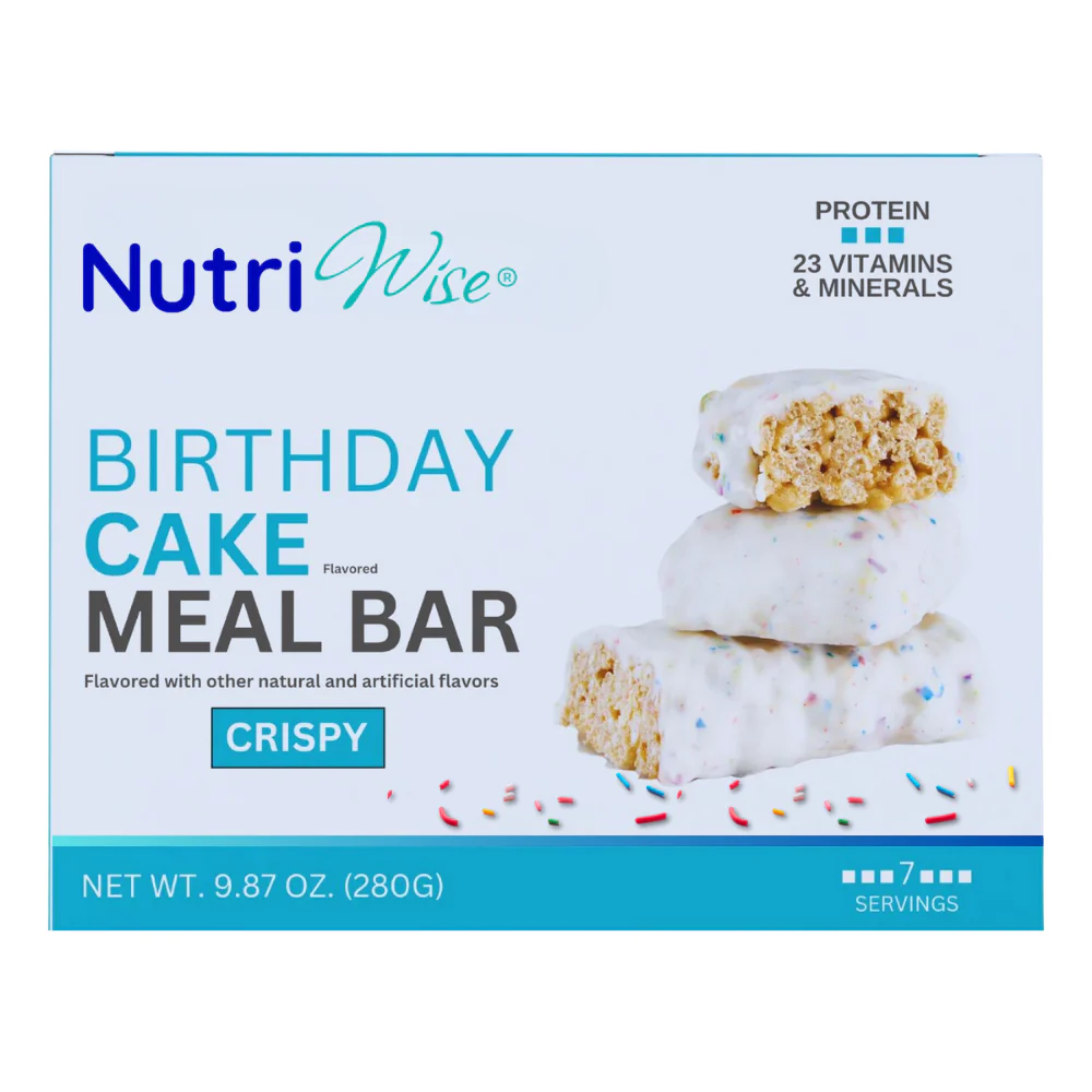 Image of NutriWise Birthday Cake Meal Bars (7/Box)