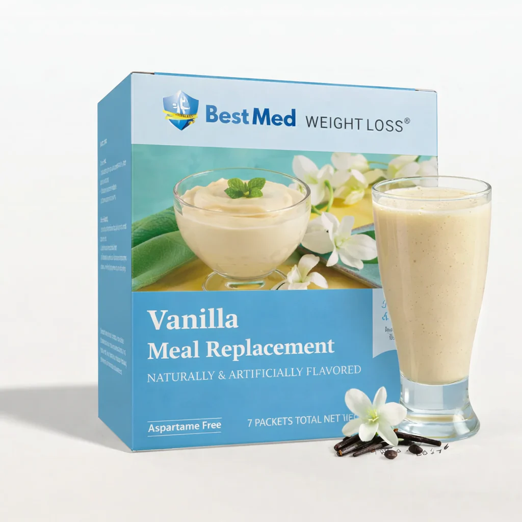 Image of BestMed Vanilla High-Protein Meal Replacement Shake Pudding & Shake (7ct)