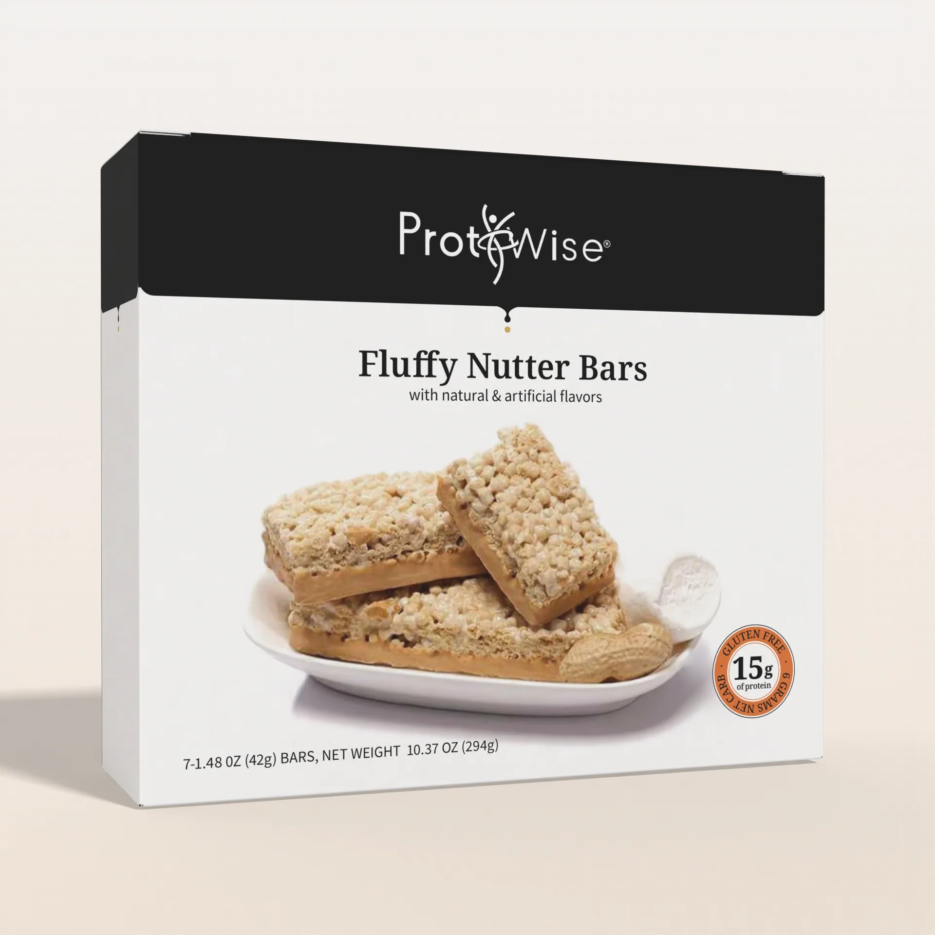 Image of ProtiWise Fluffy Nutter Diet-Friendly Protein Bars (7ct)