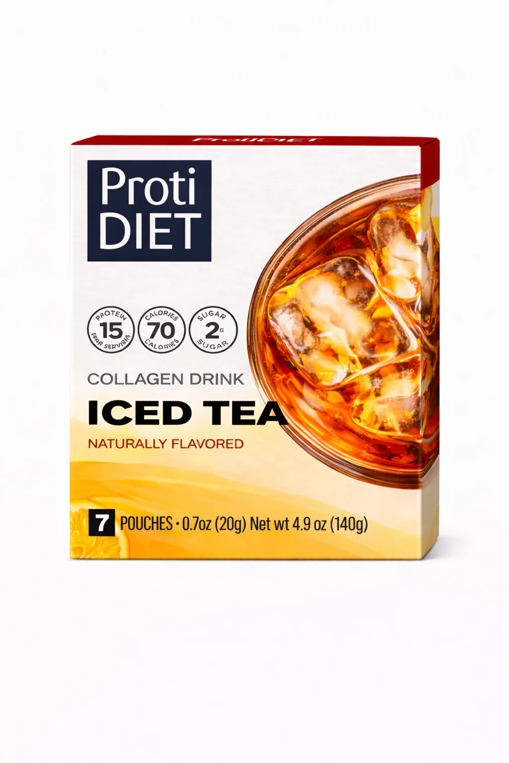 Image of ProtiDIET Iced Tea Collagen Drink (7ct)