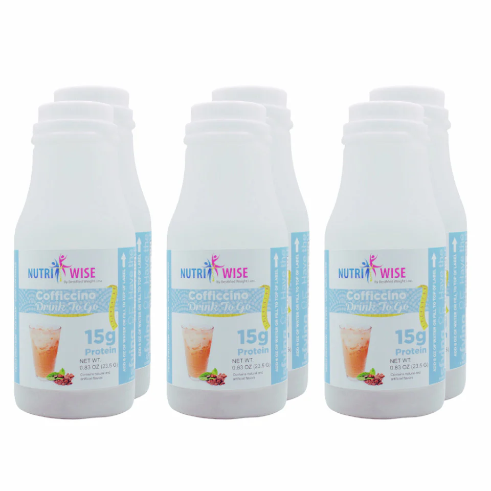 Image of NutriWise Cofficcino Protein Drink Case of 96 Bottles