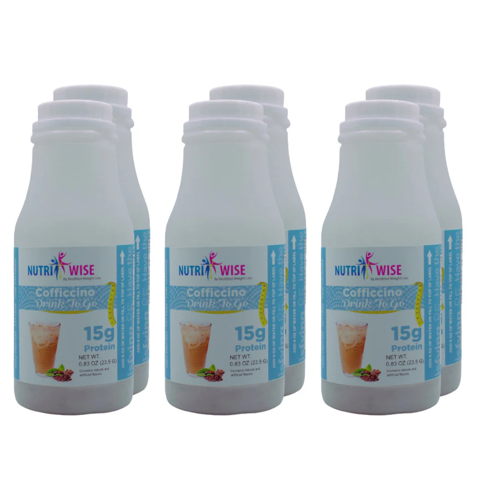 Image of NutriWise Cofficcino Protein Drink (6-Pack Bottles)