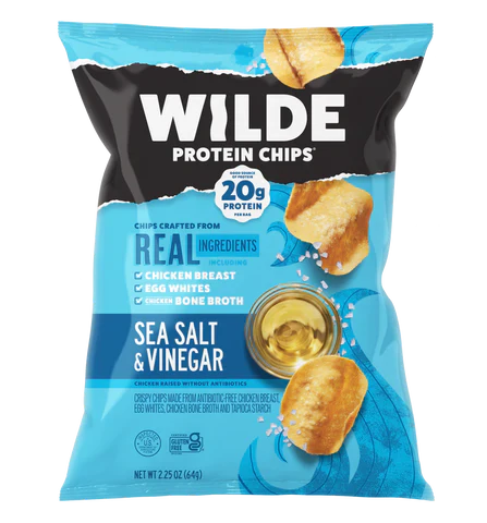 Image of Wilde Protein Chips - Sea Salt & Vinegar Chips 1ct
