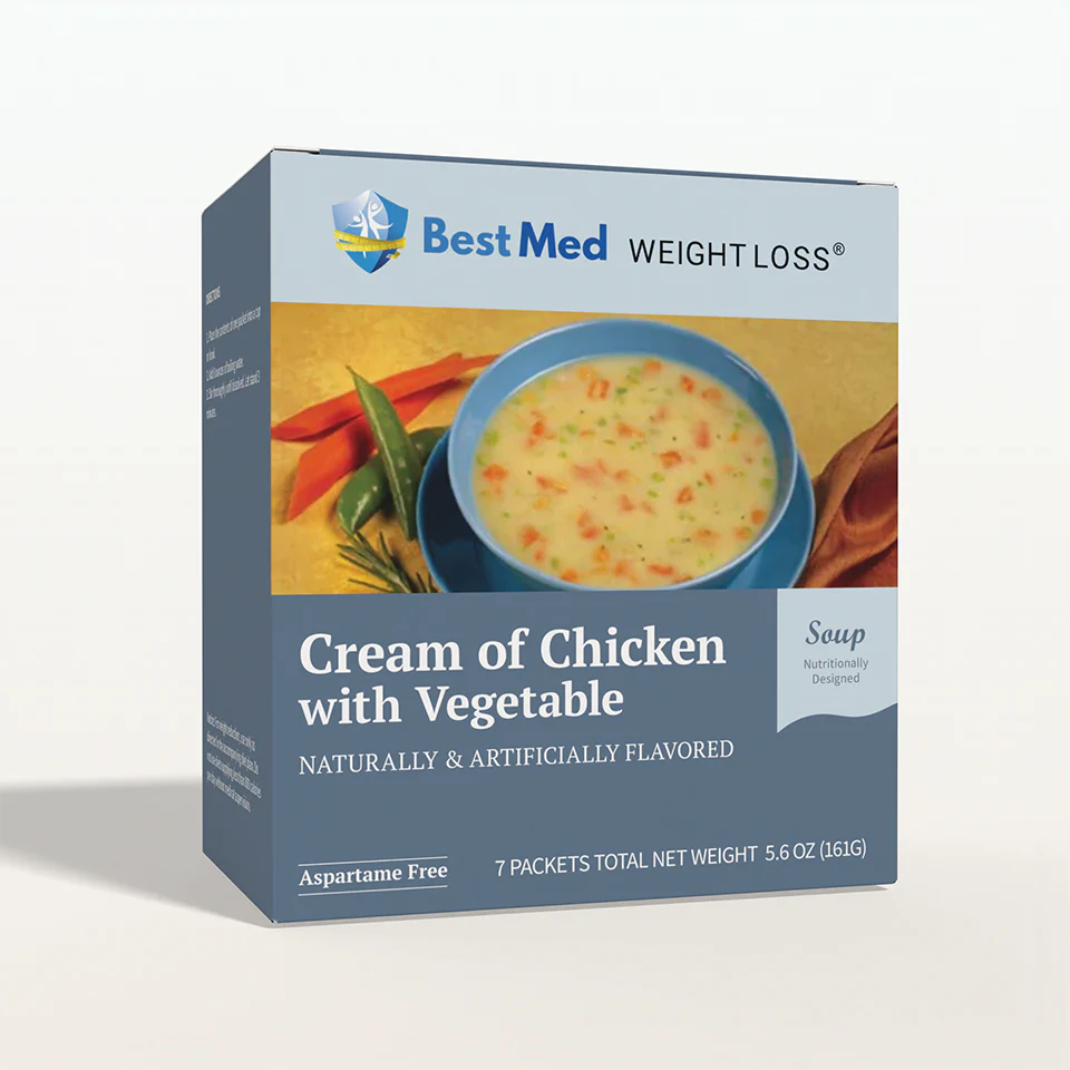 Image of BestMed High-Protein Soup, Cream of Chicken with Vegetable (7ct)