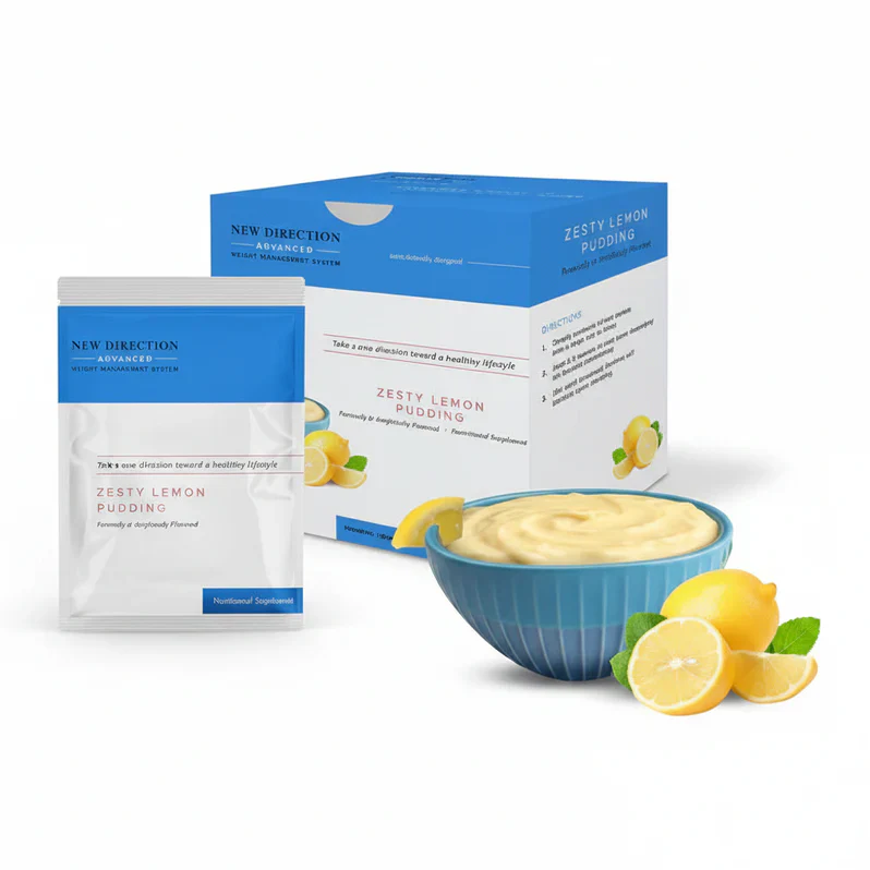 Image of New Direction Zesty Lemon Pudding | 27g Protein (7ct)
