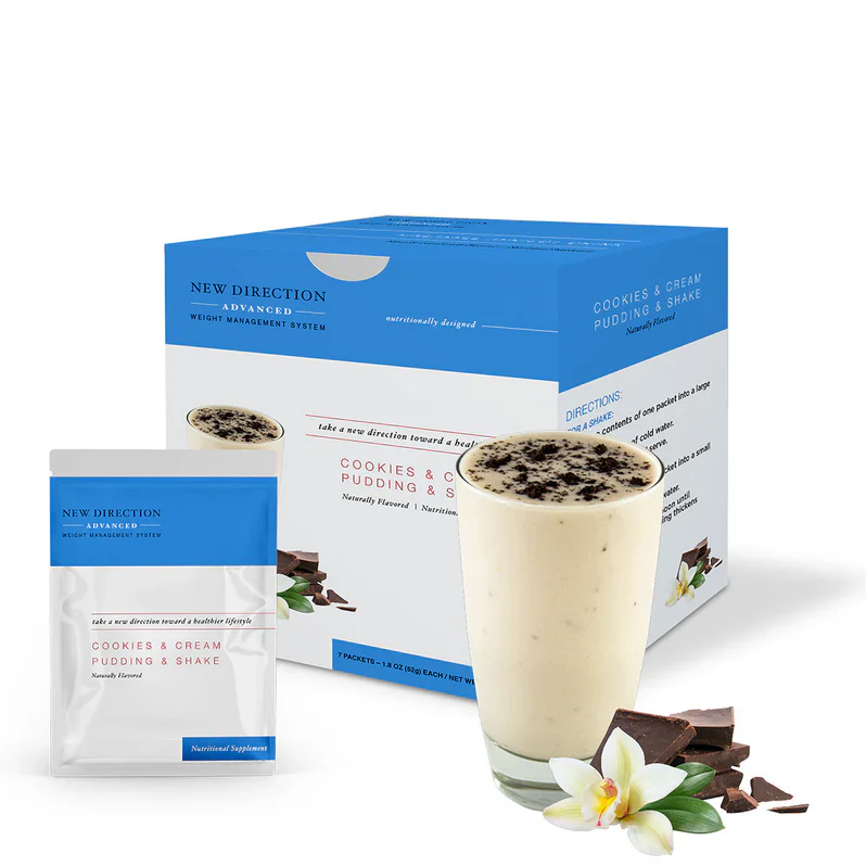 Image of New Direction Cookies & Cream Pudding Shake | 27g Protein (7ct)
