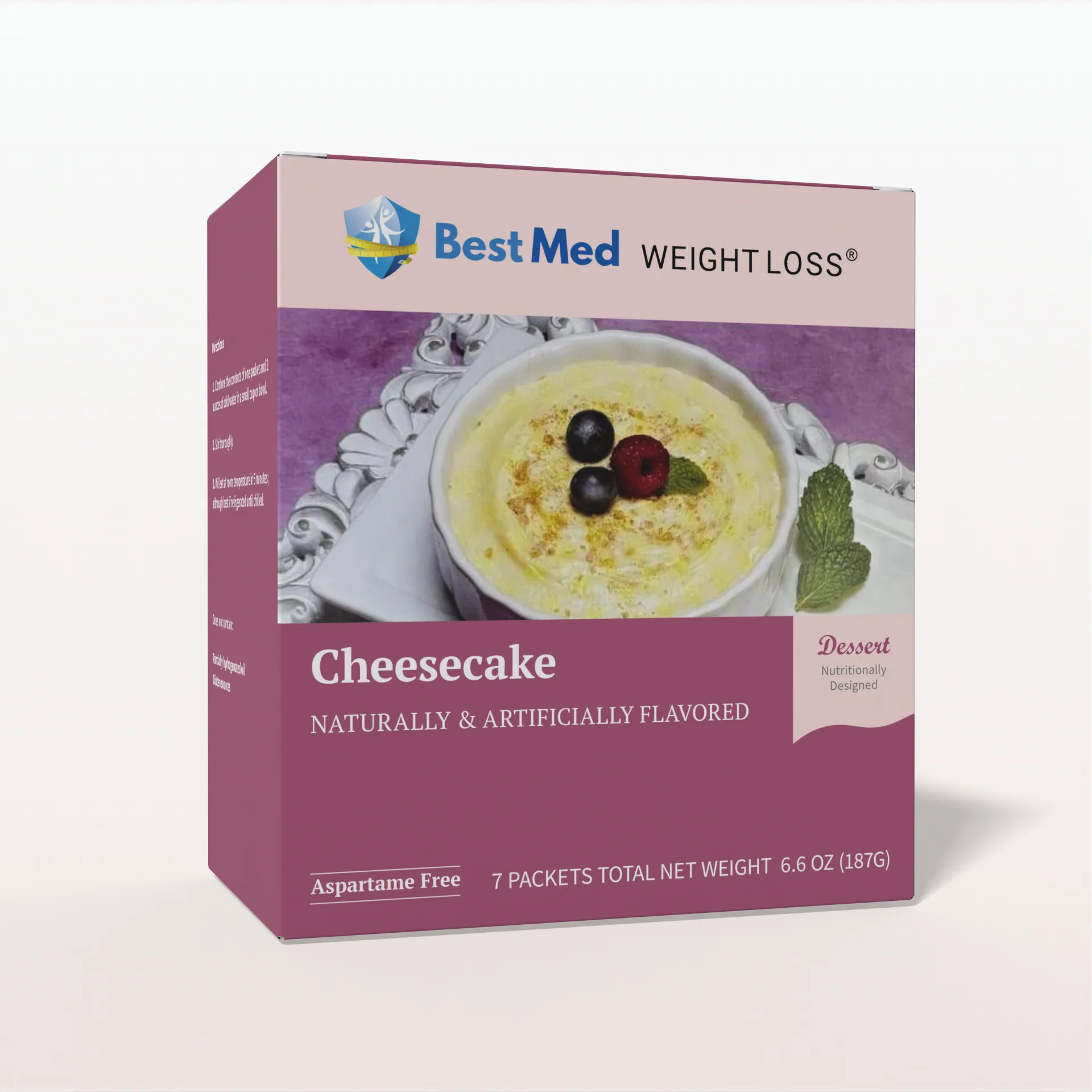 Image of BestMed High-Protein Pudding, Cheesecake Dessert (7ct)