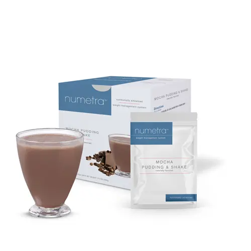 Image of Numetra Mocha Pudding & Shake | 20g Protein (7ct)