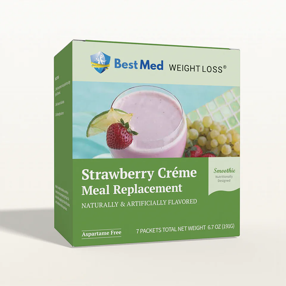 Image of BestMed High-Protein Smoothie, Strawberry Creme (7ct)