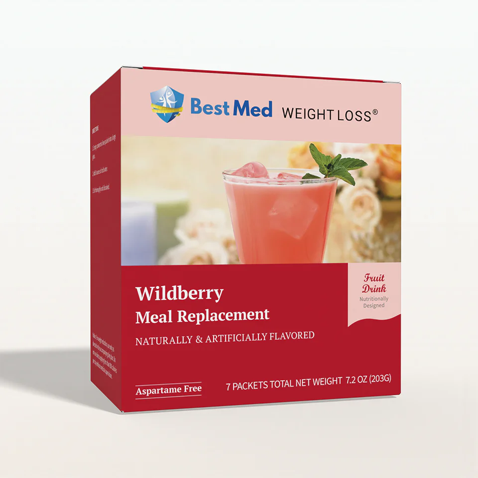 Image of BestMed Wildberry High-Protein Meal Replacement Fruit Drink (7ct)