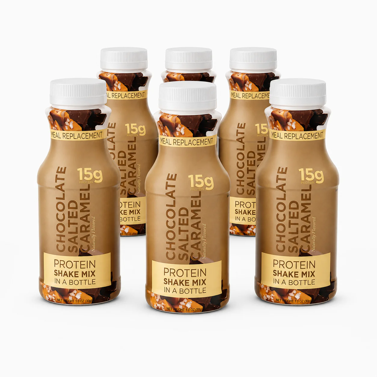 Image of BestMed High-Protein Shakes, Chocolate Salted Caramel (6 bottles)