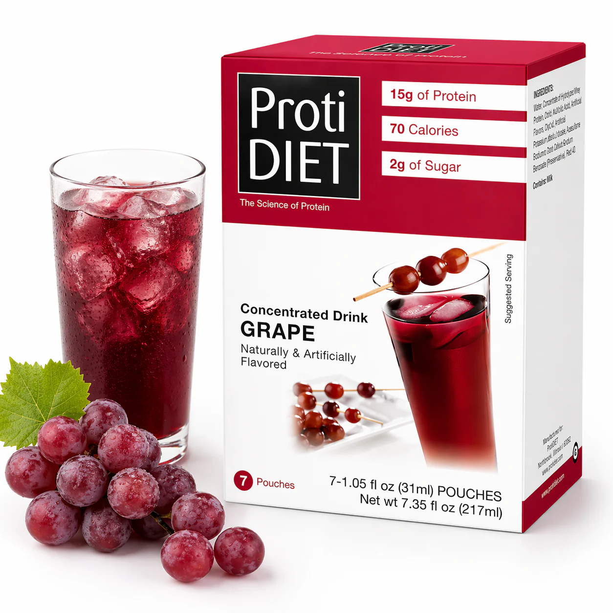 Image of ProtiDIET Grape Liquid Concentrate Drink (7ct)