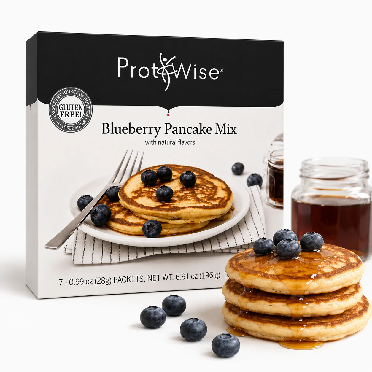Image of ProtiWise Blueberry Pancake | High-Protein (7ct)