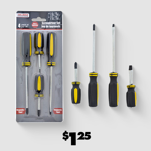4-ct. magnetic screwdriver set