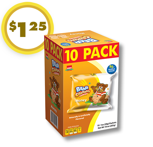 10-ct. Sobisk honey graham crackers