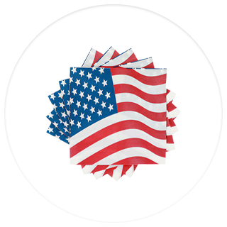 American flag napkins