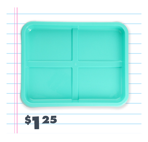 Blue Teaching Tree plastic activity tray