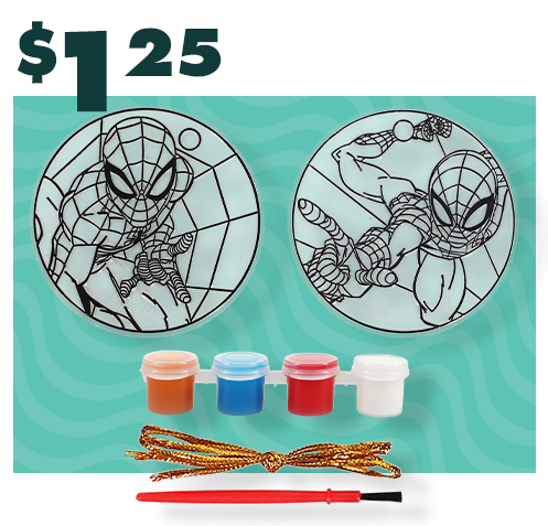 Licensed character suncatcher paint kits