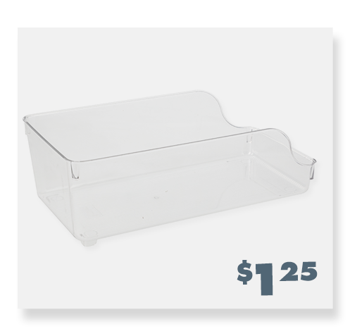 clear acrylic soda can organizer