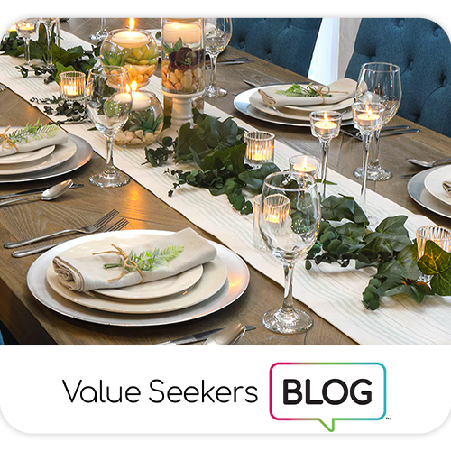 Value Seekers Blog elegant table setting idea