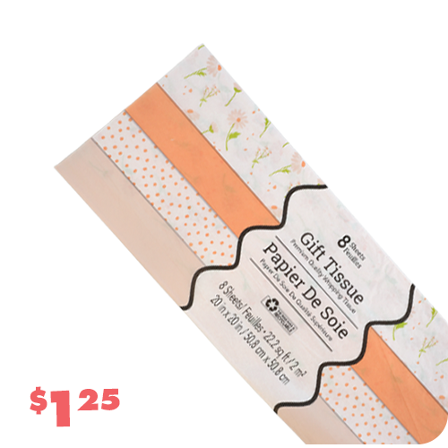 8-ct. colorful gift tissue
