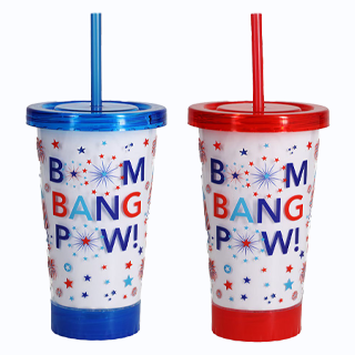 2 patriotic tumblers
