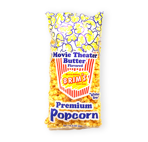Brim's butter-flavored popcorn