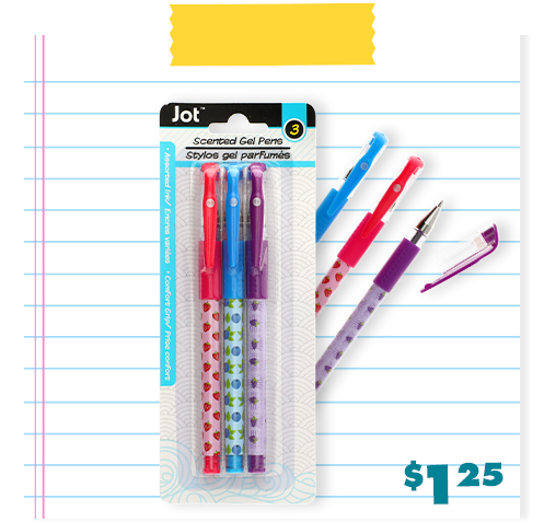 Jot 3-pk. scented gel pens