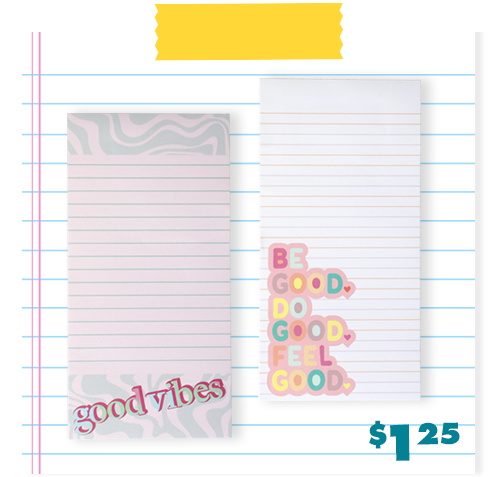 2 magnetic notepads