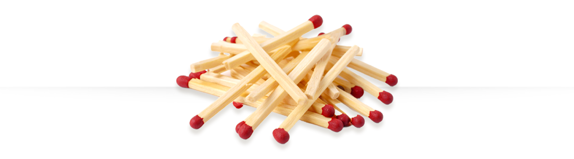 Match pile graphic